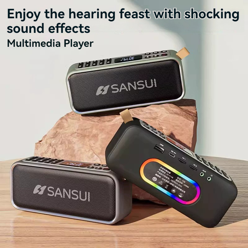 Smart Elderly Home - NewRetro kablosuz Bluetooth Hoparlör 18W Mini
