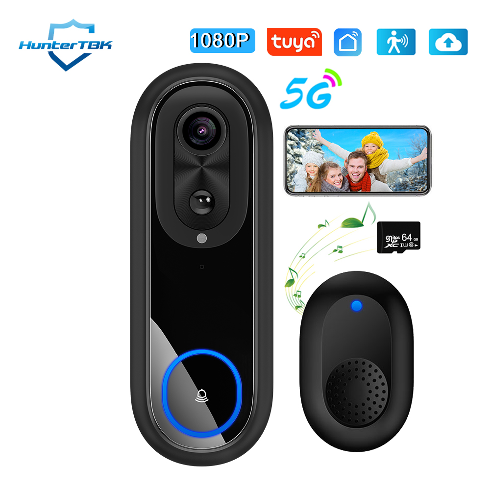 Smart Home Video Doorbell - 5G 2.4G WiFi Video Kapı Zili