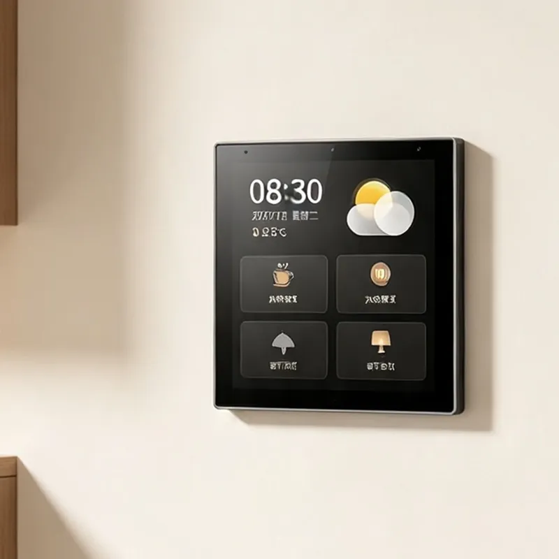 Smart Home Offline System - 4 İnç IPS Dokunmatik Ekranlı, Hareket