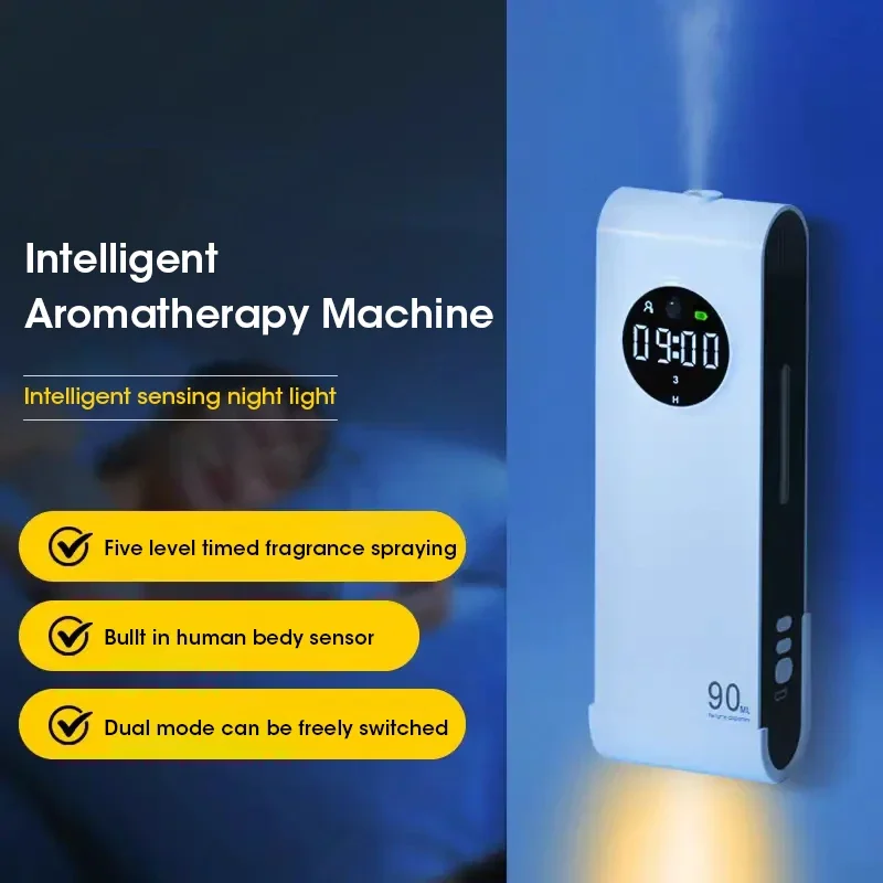 Smart Home Fragrance Diffuser - Gece Lambası ile Otomatik Sensör Aromaterapi