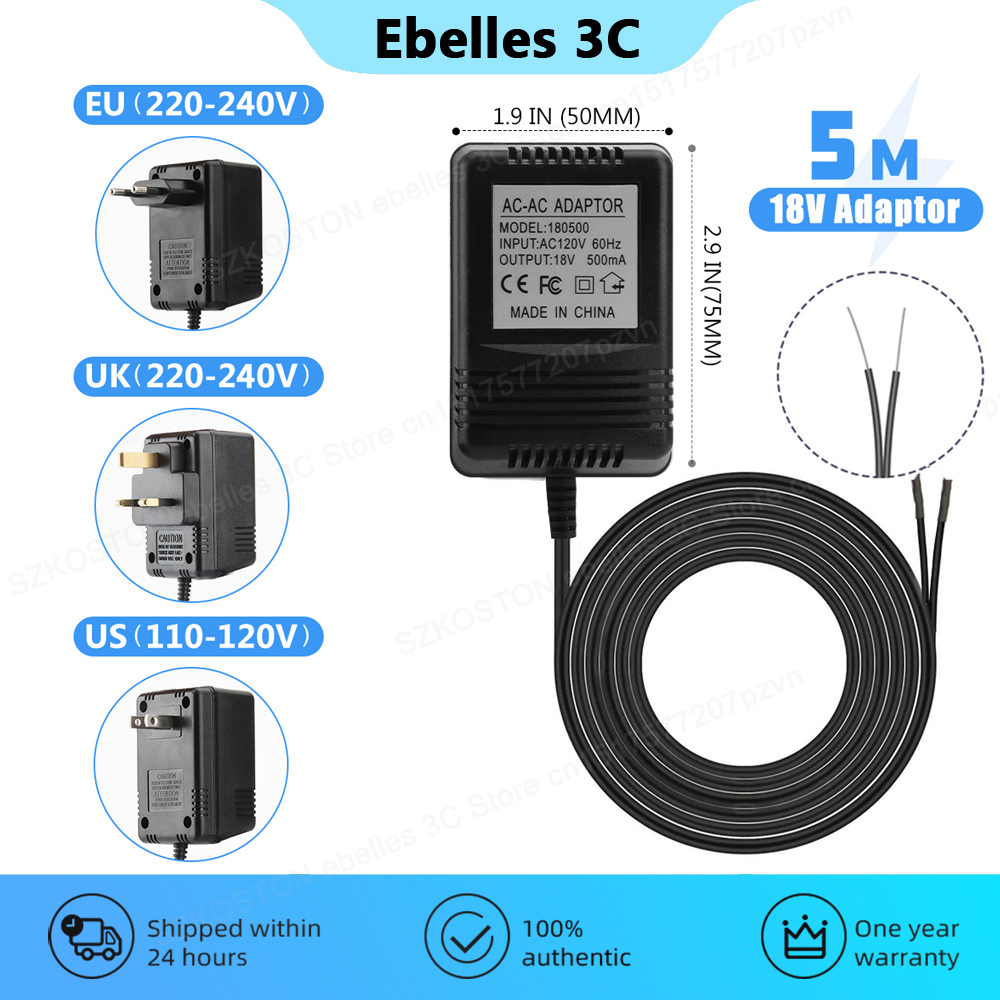 Smart Home Video Doorbell - 18 V AC Trafo Şarj Cihazı