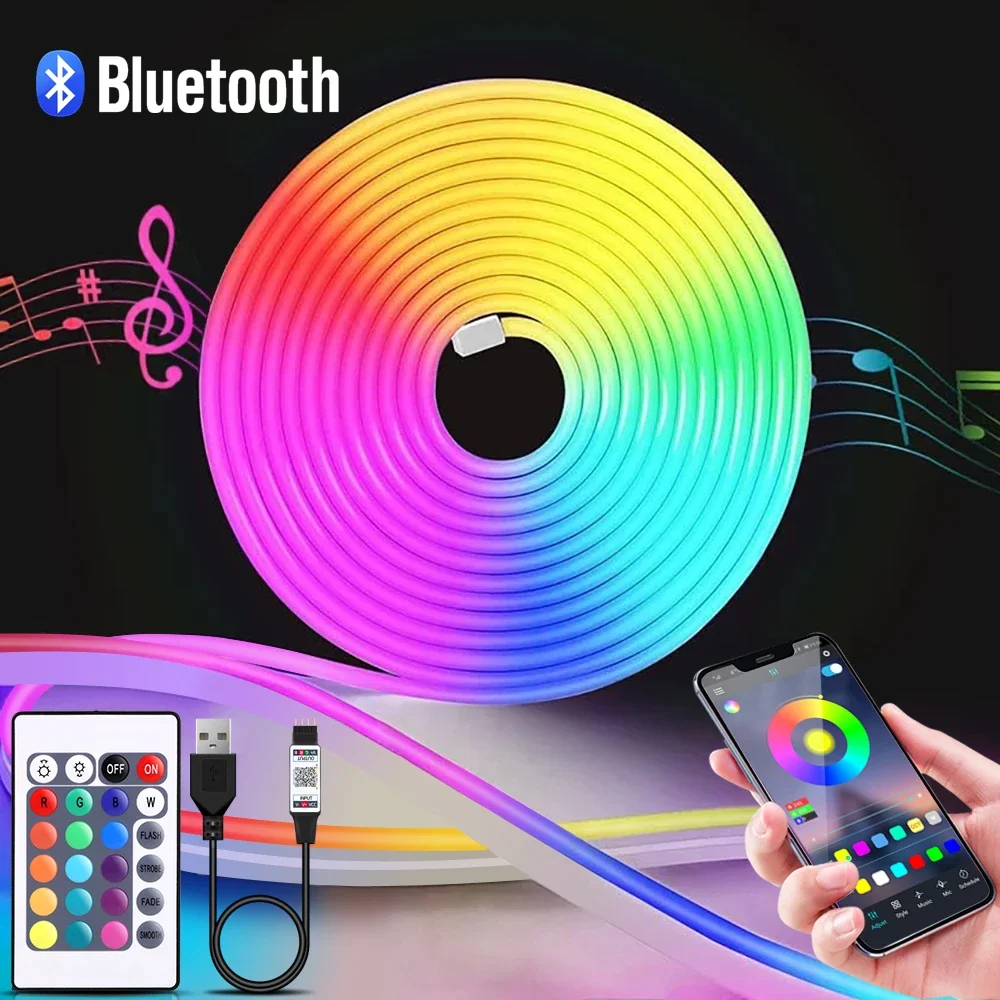 Smart Home Room - 1-5m RGB LED Neon Şerit Işık