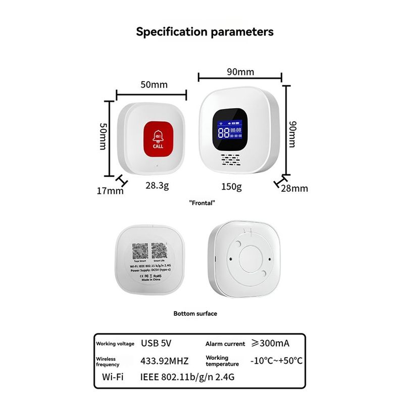 Tuya Akıllı Wifi Acil Durum SO - Smart Elderly Home incelemesi ve fiyatı
