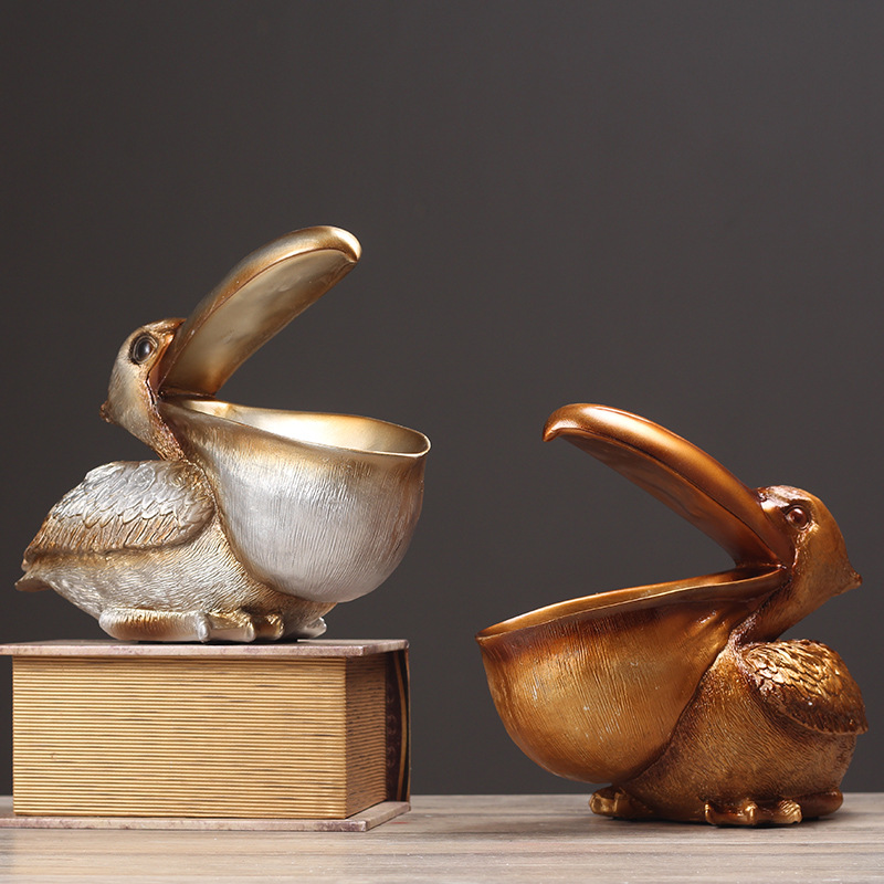 Pelican kuş figürlü süs Retro  - Smart Home Decor incelemesi ve fiyatı