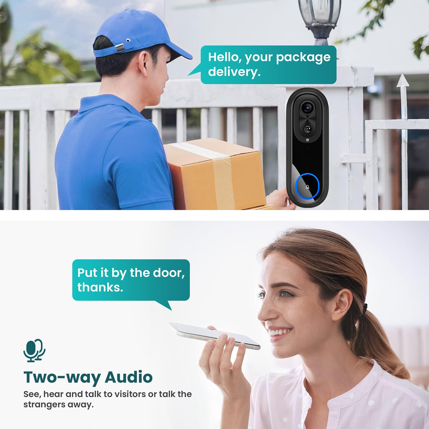 5G 2.4G WiFi Video Kapı Zili 1 - Smart Home Video Doorbell incelemesi ve fiyatı