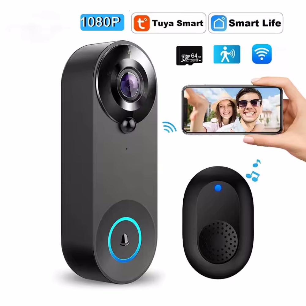 Tuya 1080P kablosuz WIFI kapı  - Smart Home Video Doorbell incelemesi ve fiyatı