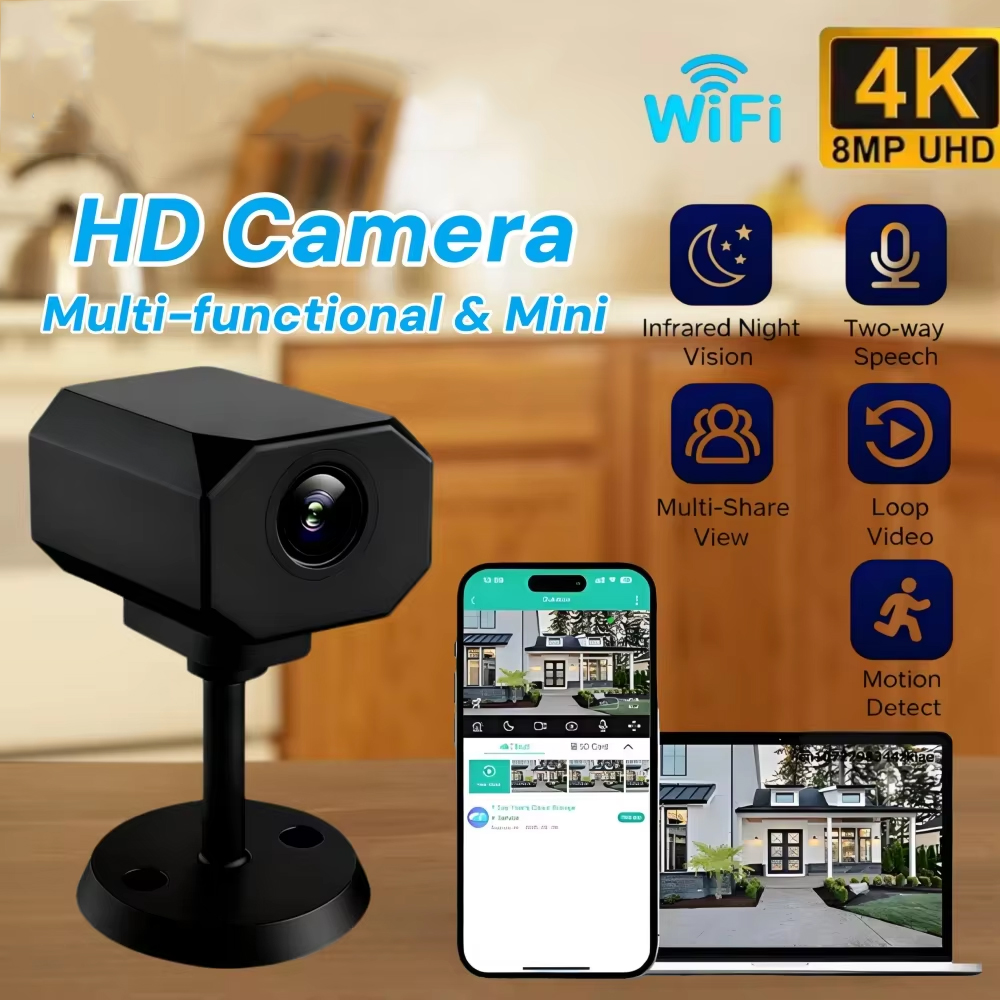 Ev İçin 4K HD WiFi Güvenlik Ka - Smart Home Room incelemesi ve fiyatı