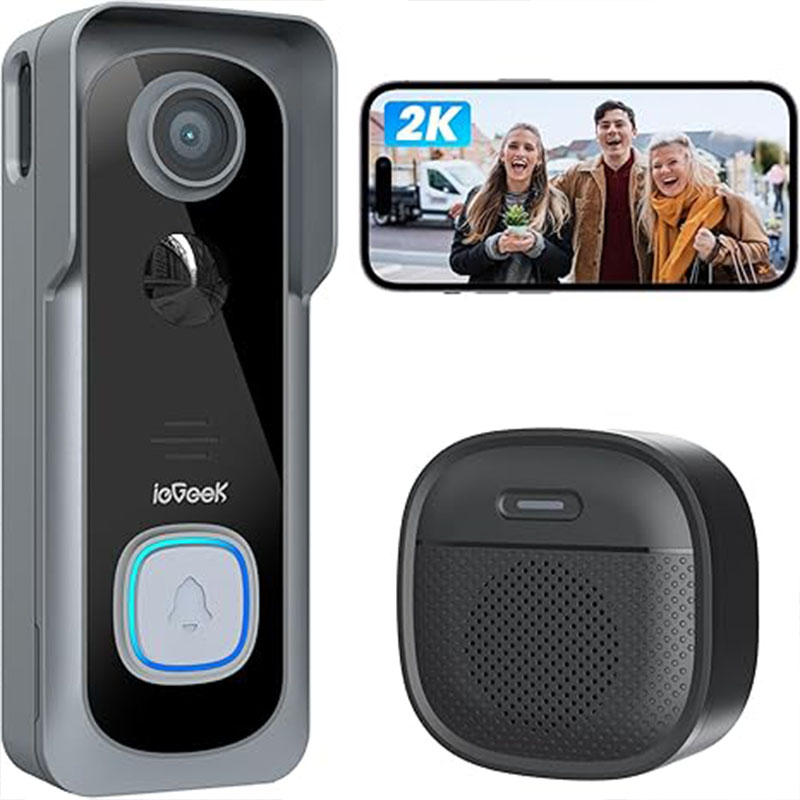 ieGeek 2K Kapı Zili Kamerası K - Smart Home Video Doorbell incelemesi ve fiyatı