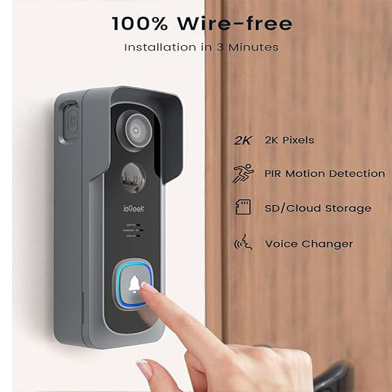 ieGeek 2K Kapı Zili Kamerası K - Smart Home Video Doorbell incelemesi ve fiyatı