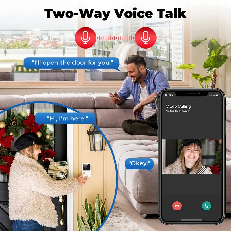 Akıllı Ev WiFi Görüntülü Kapı  - Smart Home Video Doorbell incelemesi ve fiyatı
