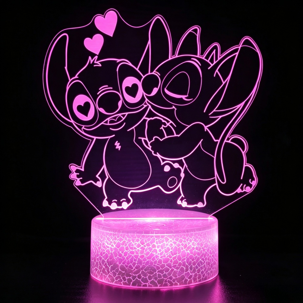 Lilo & Stitch 3D LED Gece Lamb - Smart Home Decor incelemesi ve fiyatı